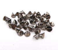 Button Bead 4mm Crystal Chrome