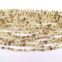 Czech Fire Polish Beads 3mm Jonquil Tortoise