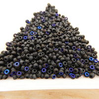 Miyuki Seed Beads 11/0 Black Azuro Matted