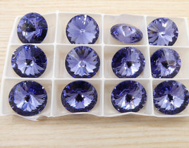 Swarovski Rivoli 14mm Tanzanite