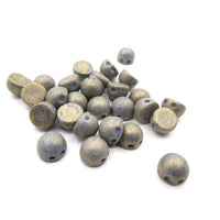 CzechMates Cabochon 7mm Pacifica Poppy Seed