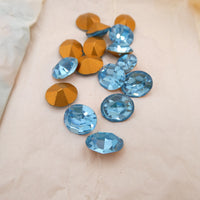 KS & C0 (Vintage Swarovski) #286 12x10mm Aquamarine