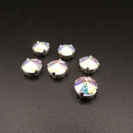 Preciosa Rivoli in setting 39ss (8mm) Crystal AB