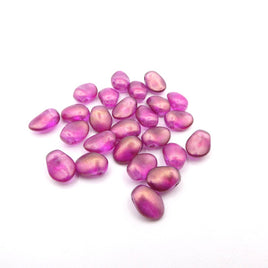 Tulip Petal Beads 4X6mm CRYSTAL FRENCH ROSE