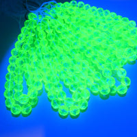 Czech Fire Polish Beads 8mm Green Blue
