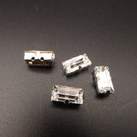 Vintage Swarovski 4500 Baguette in sew on setting 10x5mm Crystal