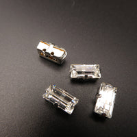 Vintage Swarovski 4500 Baguette in sew on setting 10x5mm Crystal