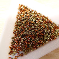 Miyuki Seed Beads 11/0 Black California Gold Rush