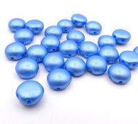 Preciosa Candy 2 Hole Cabochon 8mm Pastel Light Blue