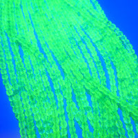 Czech Fire Polish Beads 4mm Green/Blue