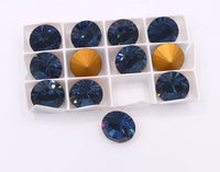 Swarovski Dentelle #1200 60ss Montana Foiled