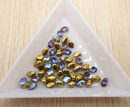 Gekko 3x5mm Crystal Golden Rainbow 5gm