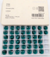 Swarovski 3700 Margarita 12mm Emerald