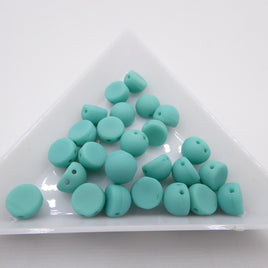 CzechMates Cabochon 7mm Matte Turquoise