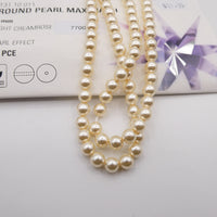 Preciosa Round Pearl Maxima 6mm Pearl Effect Light Creamrose