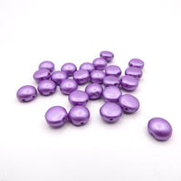 Preciosa Candy 2 Hole Cabochon 8mm Pastel Lilac