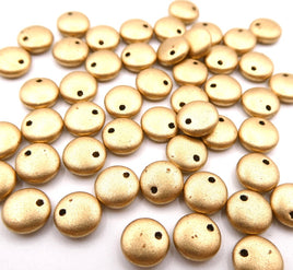 Lentil Beads 6mm Aztec Gold