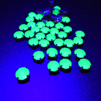 Swarovski Crystal Chaton in setting 34ss (7mm) Emerald UV