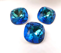 Cushion Cut 14mm Bermuda Blue