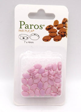 Paros Par Puca 7x4mm Opaque Light Rose