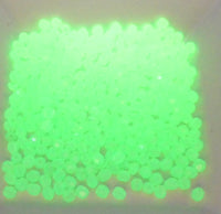 Czech Faceted Round Fire Polished Beads 3x3mm Opal Aqua