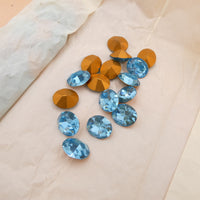 KS & C0 (Vintage Swarovski) #286 12x10mm Aquamarine