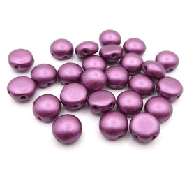 Preciosa Candy 2 Hole Cabochon 8mm Pastel Purple