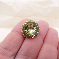 Swarovski Dentelle #1200 70ss (17mm) Jonquil Foiled