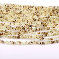 Czech Fire Polish Beads 3mm Jonquil Tortoise
