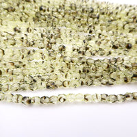Czech Fire Polish Beads 4mm Jonquil Tortoise