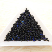 Miyuki Seed Beads 11/0 Black Azuro Matted