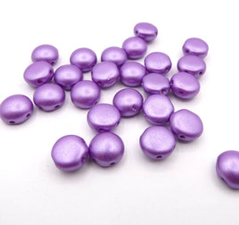 Preciosa Candy 2 Hole Cabochon 8mm Pastel Lilac