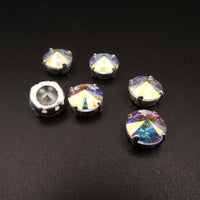 Preciosa Rivoli in setting 47ss (10mm) Crystal AB
