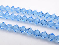 Preciosa Crystal Bicone Beads 6mm Aquamarine