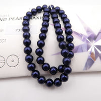 Preciosa Round Pearl Maxima 6mm Pearl Effect Dark Blue