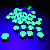 Swarovski Crystal Chaton in setting 34ss (7mm) Emerald UV