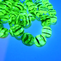 Czech Oval Window Beads 14x12mm Jonquil Tortoise