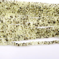 Czech Fire Polish Beads 4mm Jonquil Tortoise