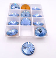 Swarovski Rivoli #1122 18mm Light Sapphire
