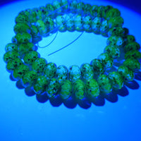 Czech Special Cut Rondelle Fire Polished Beads 8mm Transparent Yellow Picasso