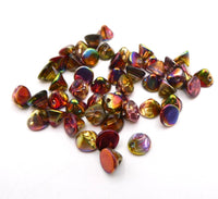 Button Bead 4mm Crystal Magic Copper
