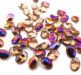 Tulip Petal Beads 6X8mm CRYSTAL SLIPERIT