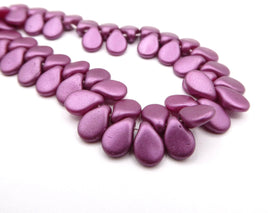 Czech Pip Beads 5x7mm Pastel Purple