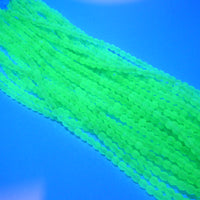 Czech Fire Polish Beads 4mm Milky Green