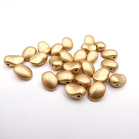 Tulip Petal Beads 6X8mm AZTEC GOLD