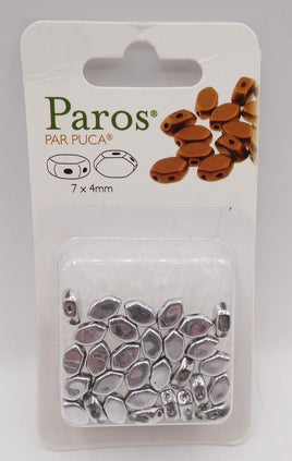 Paros Par Puca 7x4mm Argentees