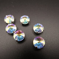 Preciosa Rivoli in setting 47ss (10mm) Crystal AB