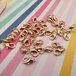 Rose Gold Plated Lobster Clasp 12x6mm