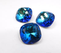 Cushion Cut 14mm Bermuda Blue