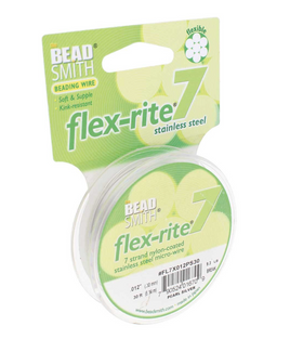 FLEXRITE 7 STRAND 0.012 PEARL SILVER 30FT